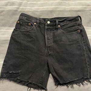 Levi’s Black Denim Women's Shorts
